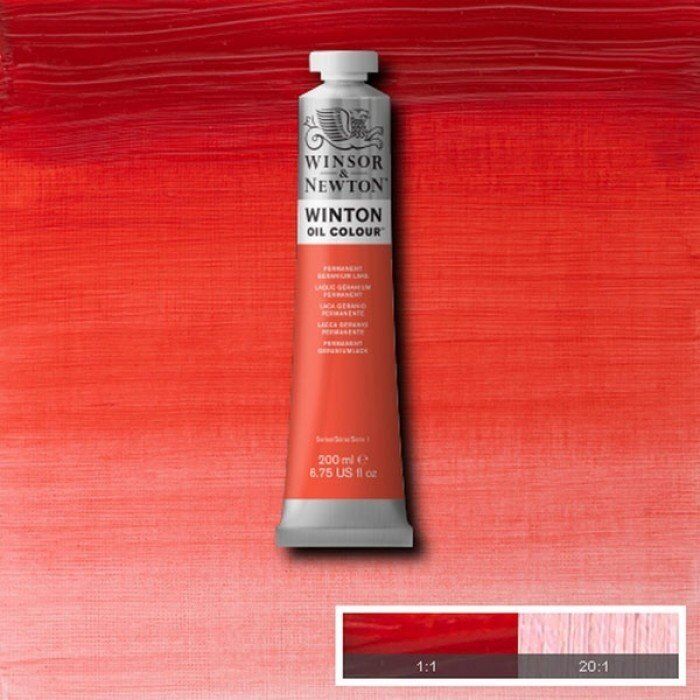 Winsor & Newton Winton 200 ml Yağlı Boya No:22 Permanent Geranium Lake