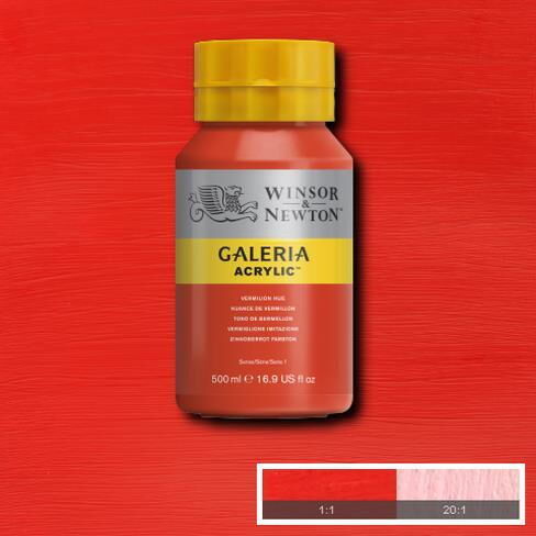 Winsor Newton Galeria Akrilik Boya 500ml 682 Vermilion Hue