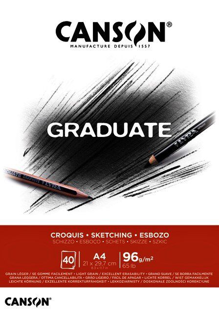 Canson Graduate Eskiz Defteri A4 96gr 40 Yaprak