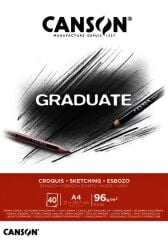 Canson Graduate Eskiz Defteri A4 96gr 40 Yaprak