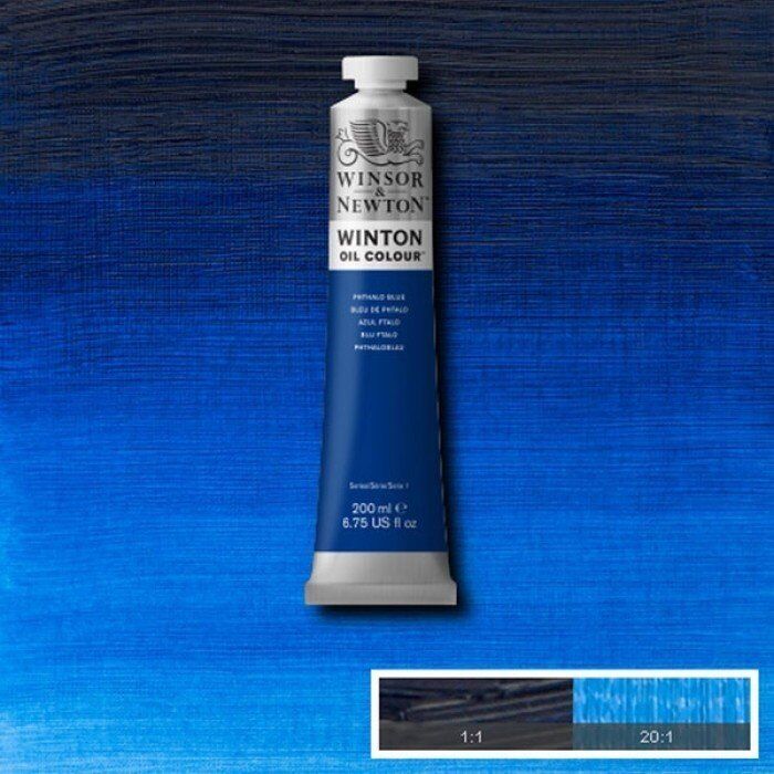 Winsor & Newton Winton 200 ml Yağlı Boya No:30 Phthalo Blue