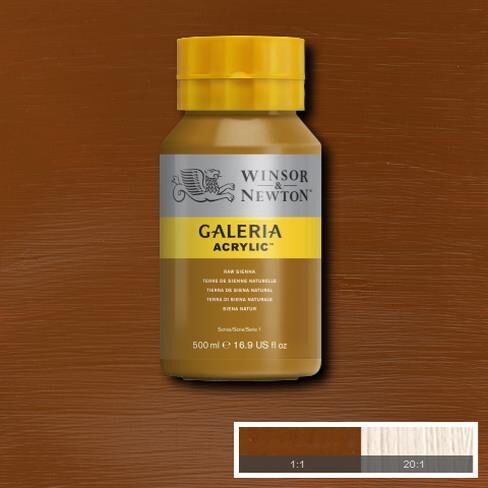 Winsor Newton Galeria Akrilik Boya 500ml 552 Raw Sienna