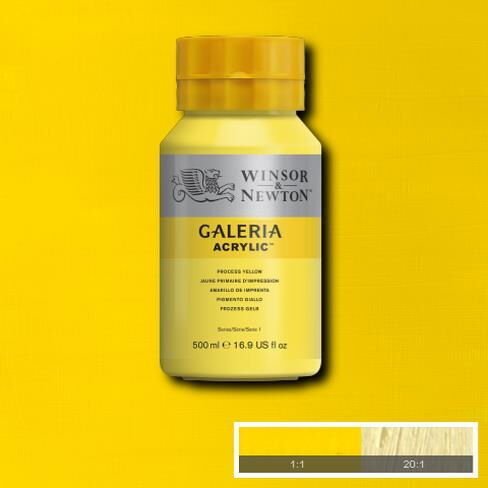 Winsor Newton Galeria Akrilik Boya 500ml 527 Process Yellow