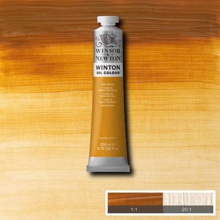 Winsor & Newton Winton 200 ml Yağlı Boya No:34 Raw Sienna
