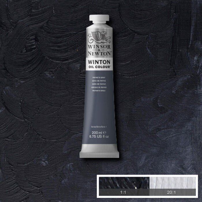Winsor & Newton Winton 200 ml Yağlı Boya No:32 Payne`s Grey