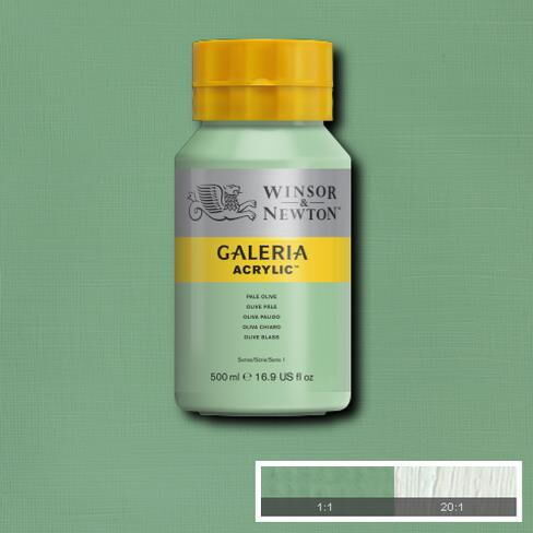 Winsor Newton Galeria Akrilik Boya 500ml 435 Pale Olive