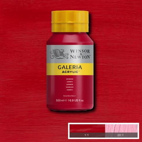 Winsor Newton Galeria Akrilik Boya 500ml 203 Crimson