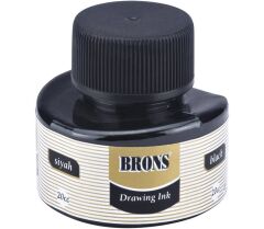 Brons Çini Mürekkebi Siyah 20cc
