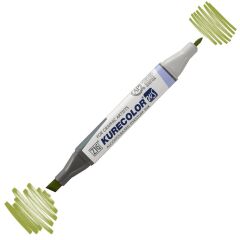 Zig Kurecolor Kc3000 Twin S Marker Kalem 542 Mid Green