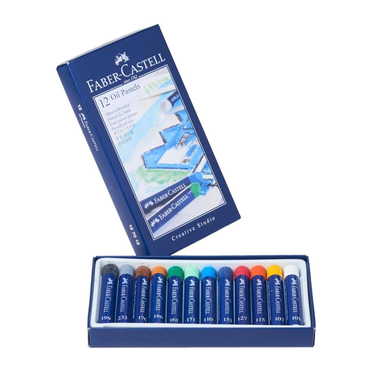 Faber Castell Creative Studio Yağlı Pastel Boya 12 Renk