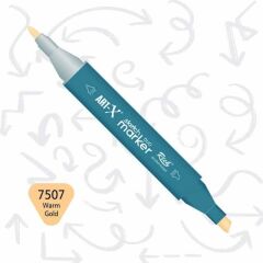 Rich Art-X Sketch Marker Duo Çift Uçlu Marker Kalem 7507 Warm Gold