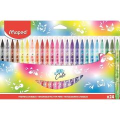Maped Mini Cute Yıkanabilir Keçeli Kalem 24'lü 845406