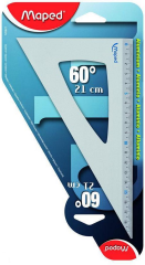 Maped 21cm/60° Alüminyum Gönye