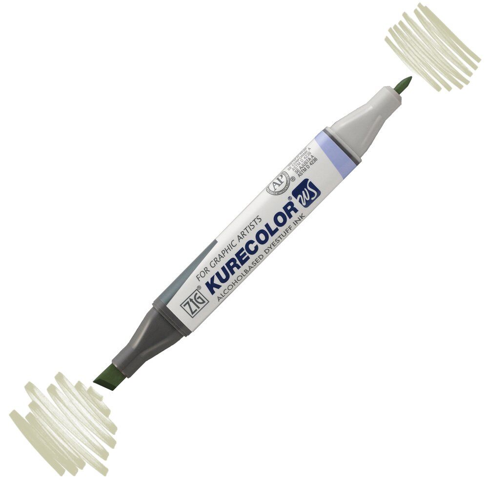Zig Kurecolor Kc3000 Twin S Marker Kalem 841 Pale Dawn Gray