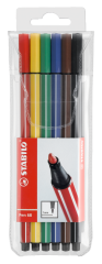 Stabilo Pen 68 Kalın Uçlu Keçeli Kalem Seti 6 Renk Askılı Paket