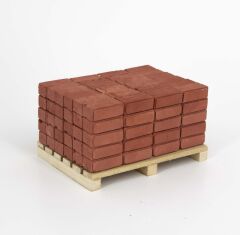 Eshel Çizgili Cephe Tuğlası Kırmızı  1/12 200'lü (Harcı Dahil)