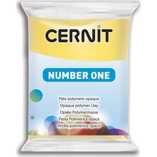 Cernit Number One Polimer Kil 56gr Yellow  700