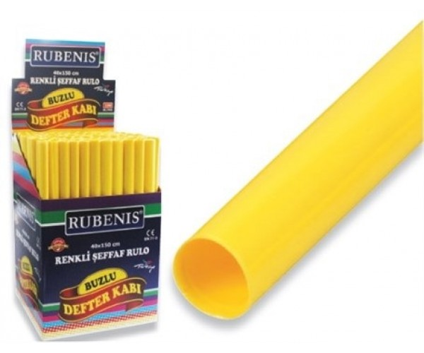 Rubenis Şeffaf Sarı Kap (1 Adet)