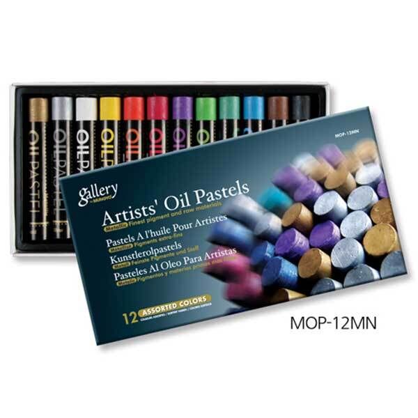 Mungyo Metalik Yağlı Pastel Boya 12'li