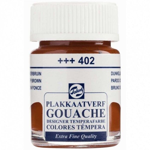 Talens Guaj Boya 16ml- 402 Deep Brown