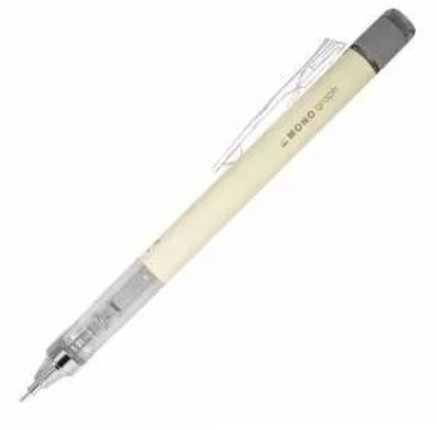 Tombow Mono Graph Pastel Shaker Versatil Kalem 0.7 mm Krem Sarı