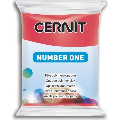 Cernit Number One Polimer Kil 56gr Crimson 420