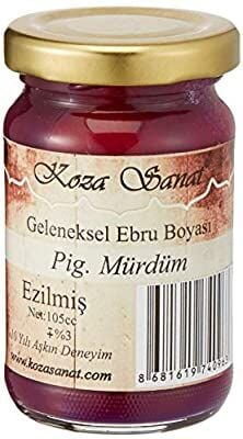 Koza Ebru Boyası Ezilmiş Pigment Mürdüm 105 cc