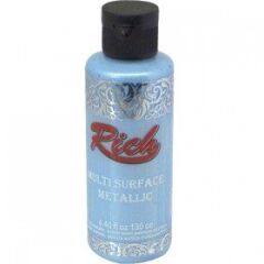 Rich Multi Surface (Multisurface) Metalik Boya 6538 - Bebek Mavi 130 cc
