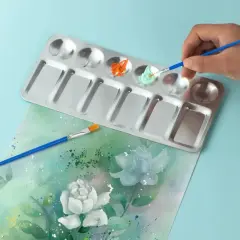 Art Design Metal Godeli Palet Dikdörtgen Büyük 11x23 cm