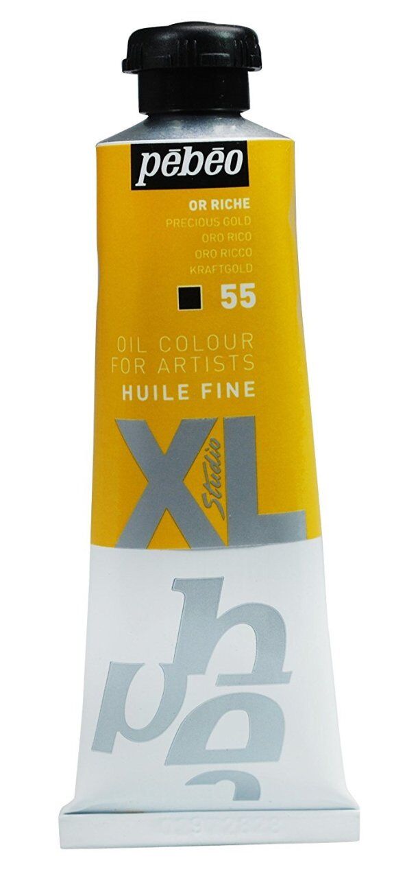 Pebeo Huile Fine XL 37ml. Yağlı Boya 55 Precious Gold