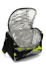 Coral High Kids Siyah Gri Kamuflaj Desenli Thermo Beslenme Çantası 11816