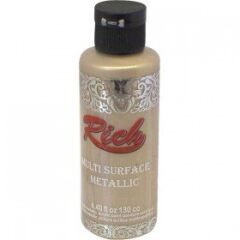 Rich Multi Surface (Multisurface) Metalik Boya 6518 - Şampanya 130 cc
