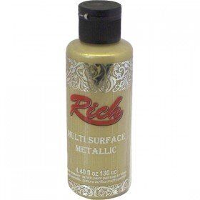 Rich Multi Surface (Multisurface) Metalik Boya 6512 - Soft Altın 130 cc