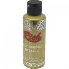 Rich Multi Surface (Multisurface) Metalik Boya 6510 - Beyaz Altın 130 cc