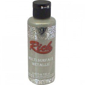 Rich Multi Surface (Multisurface) Metalik Boya 6508 - Antik Gümüş 130 cc