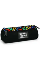 Coral High Kids Siyah Grafiti Desenli 3’lü Okul Çanta Seti SET0123633