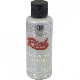 Rich Multi Surface (Multisurface) Metalik Boya 6502 - Gümüş 130 cc