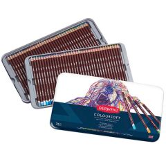 Derwent Coloursoft Kuru Boya Kalemi Metal Kutu 72'li