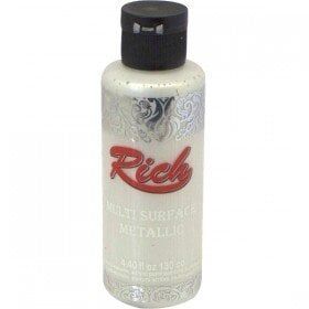 Rich Multi Surface (Multisurface) Metalik Boya 6500 - İnci Beyazı 130 cc