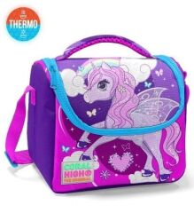 Coral High Kids Mor Pembe Unicorn Desenli Thermo Beslenme Çantası 11708