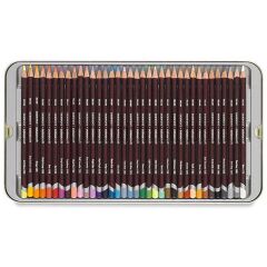 Derwent Coloursoft Kuru Boya Kalemi Metal Kutu 36'lı