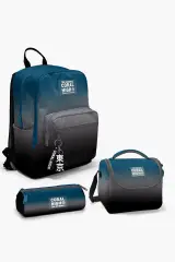 Coral High Kids Nefti Gri Renk Geçişli 3’lü Okul Çanta Seti SET0123642