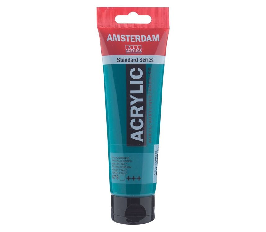 TALENS AMSTERDAM AKRİLİK BOYA 120 ML. 675 PHTHALO GREEN