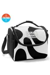 Coral High Kids Siyah Beyaz Desenli 3’lü Okul Çanta Seti SET0123687