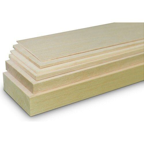 Balsa Levha 10 x 100 cm 2mm 5'li Paket