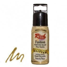 Rich Boyutlu Boncuk SİMLİ Boya 950 - ALTIN 60 cc