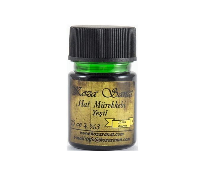 Koza Hat (İs) Mürekkebi Yeşil 25 cc