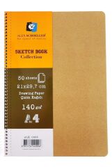 Alex Schoeller Sketch Book Drawing Paper Eskiz Defteri 140gr A4 50yp Spiralli