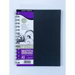 Daler Rowney Simply Soft White Sketch Defter Spiralli A5 100gr 54 Yaprak