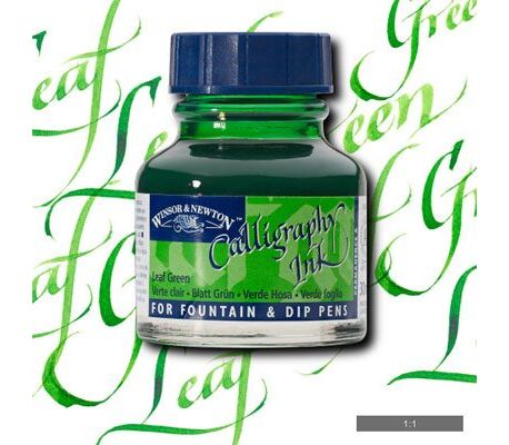 Winsor & Newton Kaligrafi Mürekkebi 30 ml. 294 Leaf Green